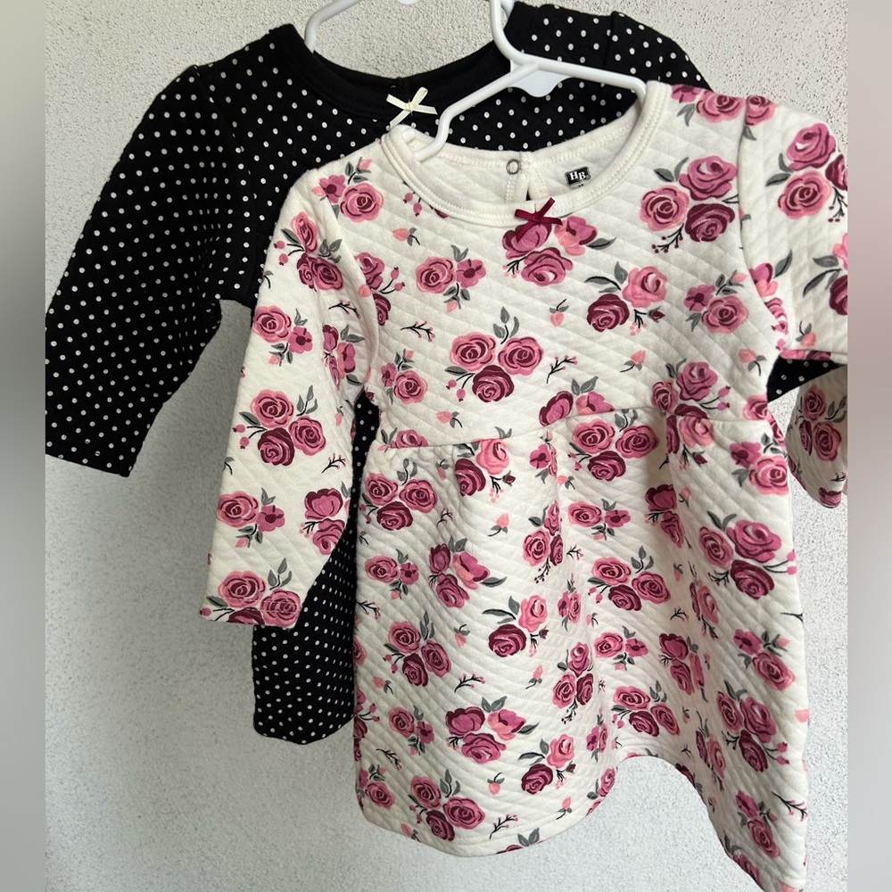 Bundle like new Hudson Baby Quilted Dresses